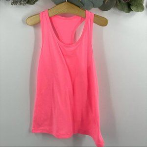 | Neon Pink Racerback Tank Top, S 6/7